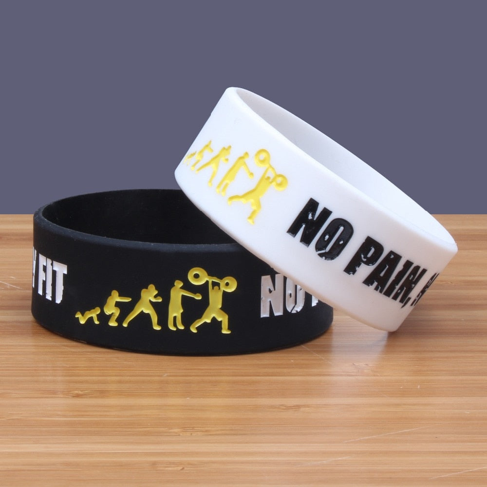 "Everybody Fit - No Pain No Gain" Wristband