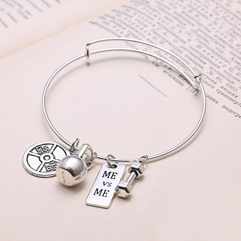 "I can" - "Me v Me" Bangle Bracelet