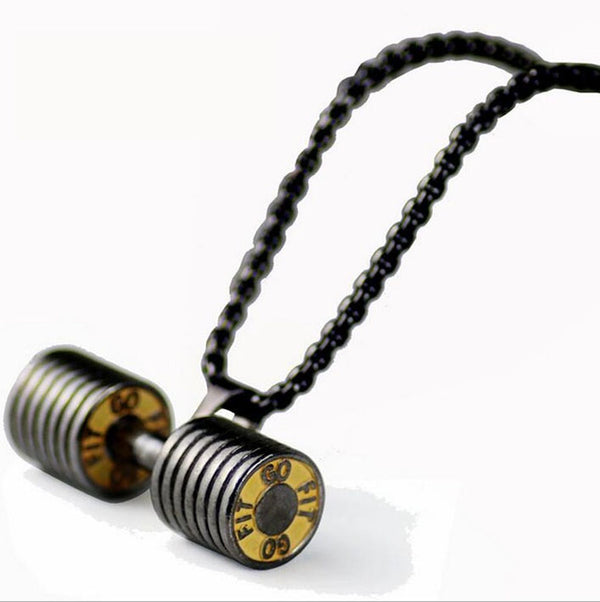 Dumbbell Necklace