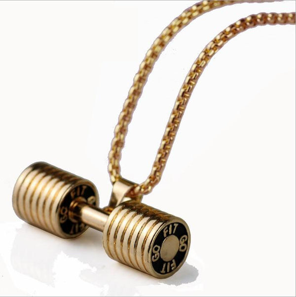 Dumbbell Necklace