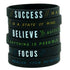 Success, Focus, & Believe Wristband