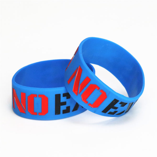 No Excuses Silicone Wristband