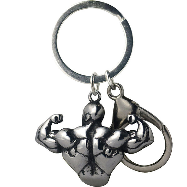 Bodybuilder Keychain