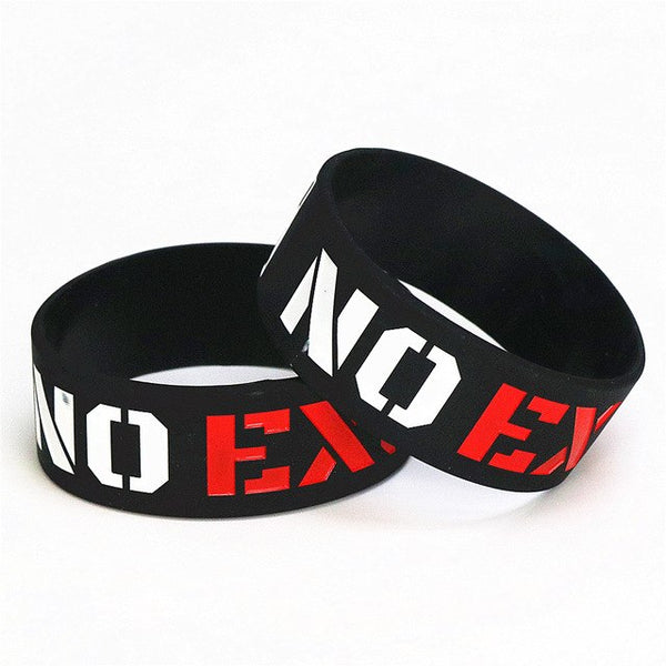 No Excuses Silicone Wristband